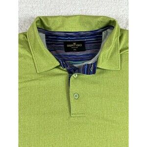 Bertigo Shirt Mens XXL Performance Active Golf Polo Casual Preppy Athleisure